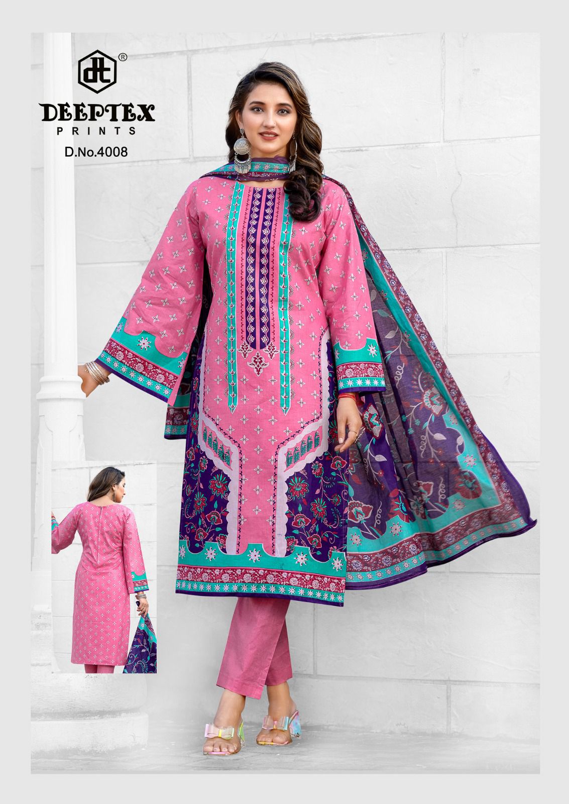 Roohi Zara Vol 4 By Deeptex Cotton Dress Material Wholesale Shop In Surat
